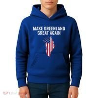 Make Greenland Great Again Trump Kids Hoodie thumb 4