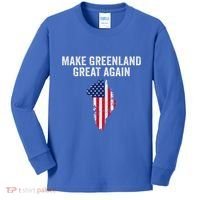 Make Greenland Great Again Trump Kids Long Sleeve Shirt thumb 0