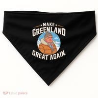 Make Greenland Great Again USA-Made Doggie Bandana thumb 0