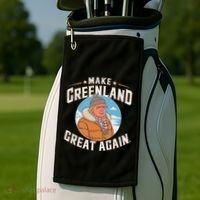 Make Greenland Great Again Golf Towel thumb 2