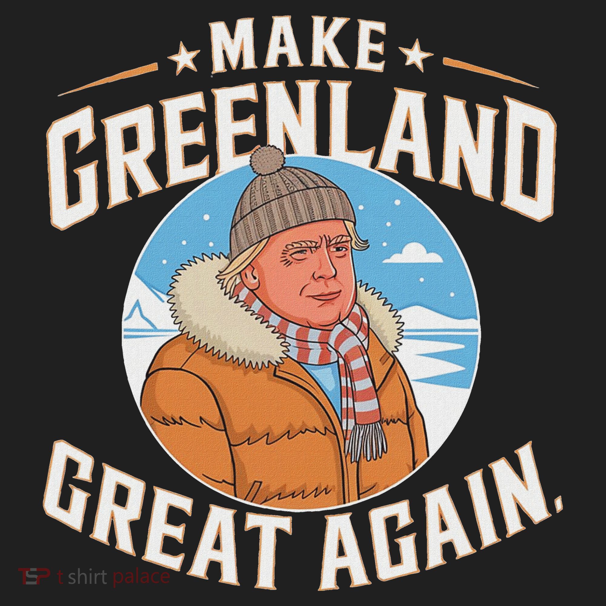 Make Greenland Great Again Golf Towel