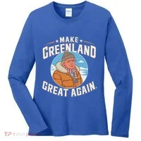 Make Greenland Great Again Women's Long Sleeve Shirt thumb 0
