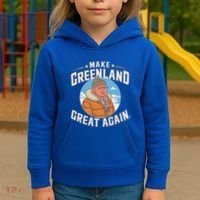 Make Greenland Great Again Kids Hoodie thumb 3