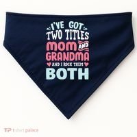 Mom Grandma Great Grandma USA-Made Doggie Bandana thumb 0