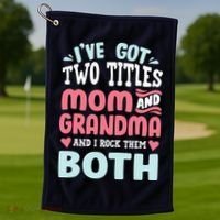 Mom Grandma Great Grandma Golf Towel thumb 1