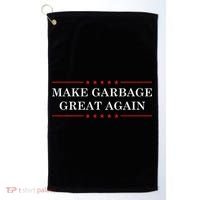 Make Garbage Great Again Us Election Golf Towel thumb 0