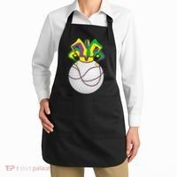 Mardi Gras Golf Jester Hat Funny Festival Party Apron thumb 2