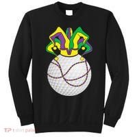 Mardi Gras Golf Jester Hat Funny Festival Party Sweatshirt thumb 0