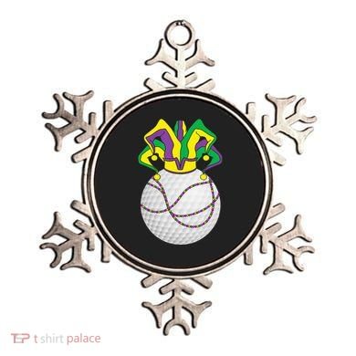 Mardi Gras Golf Jester Hat Funny Festival Party Ornament