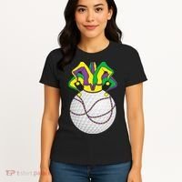 Mardi Gras Golf Jester Hat Funny Festival Party Women's T-Shirt thumb 4