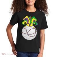 Mardi Gras Golf Jester Hat Funny Festival Party Kids T-Shirt thumb 2