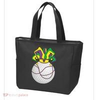 Mardi Gras Golf Jester Hat Funny Festival Party Tote Bag thumb 3