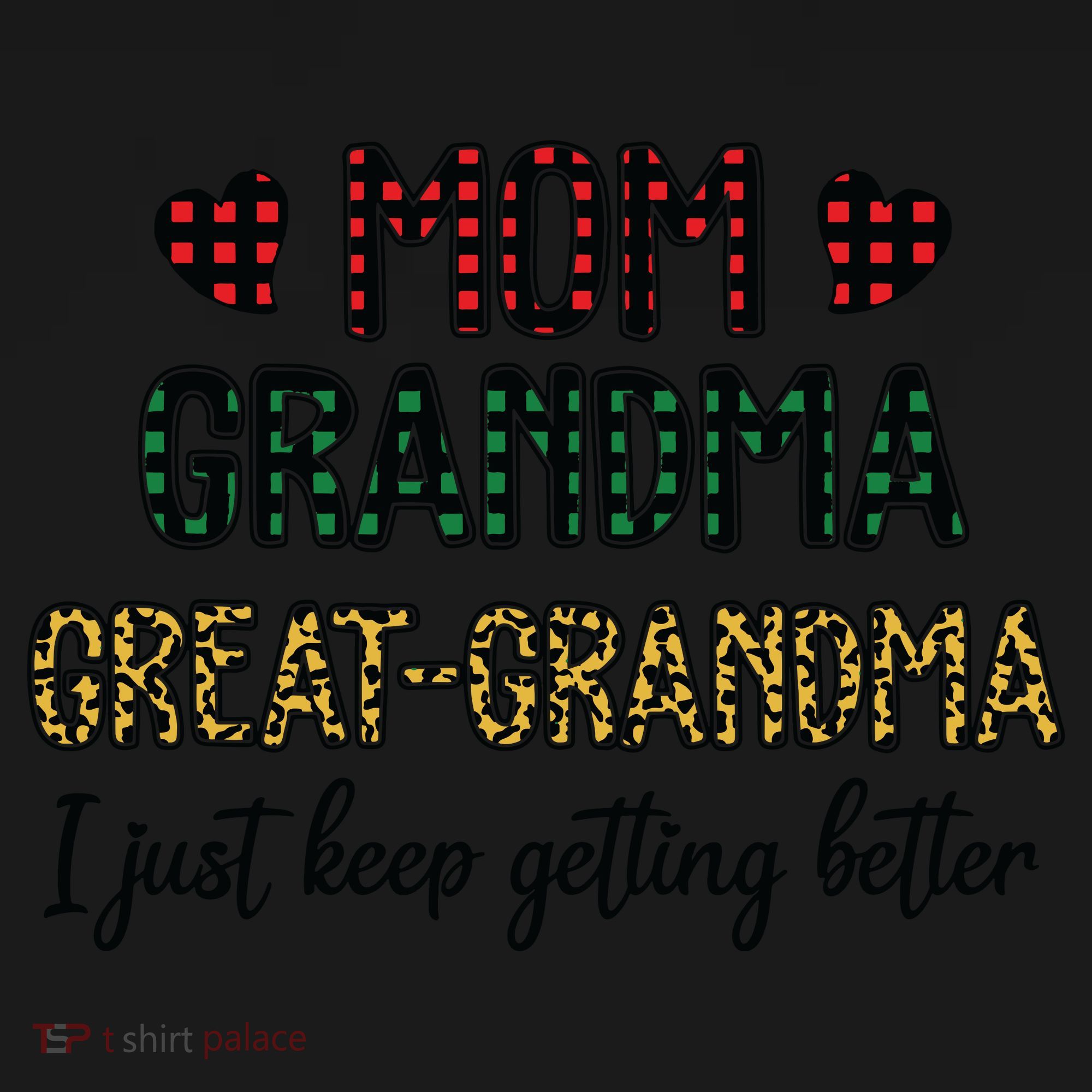 Mom Grandma Great Grandma Toddler Hoodie