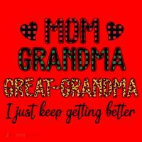 Mom Grandma Great Grandma Santa Hat thumb 1