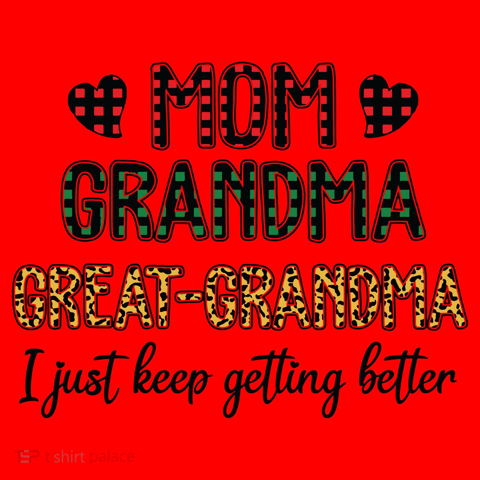 Mom Grandma Great Grandma Santa Hat