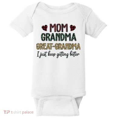 Mom Grandma Great Grandma Baby Bodysuit