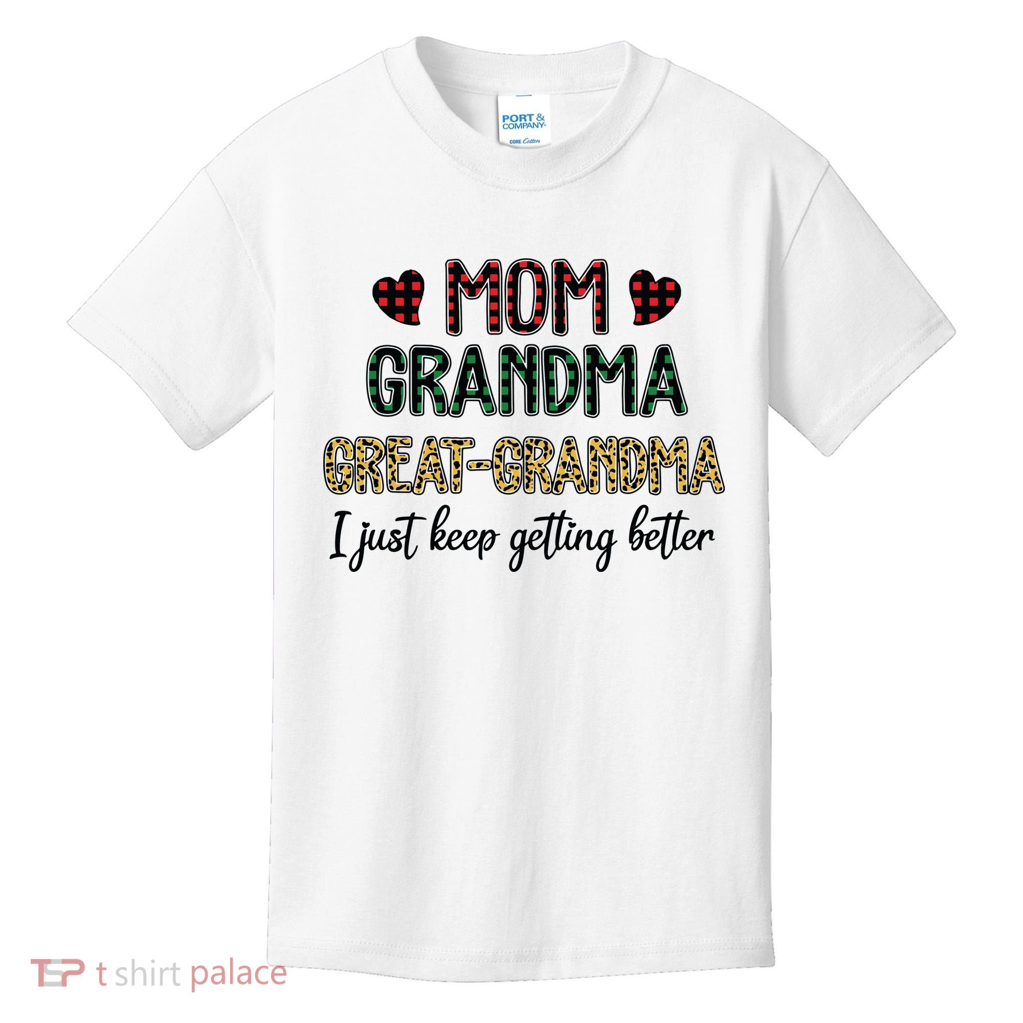 Mom Grandma Great Grandma Kids T-Shirt