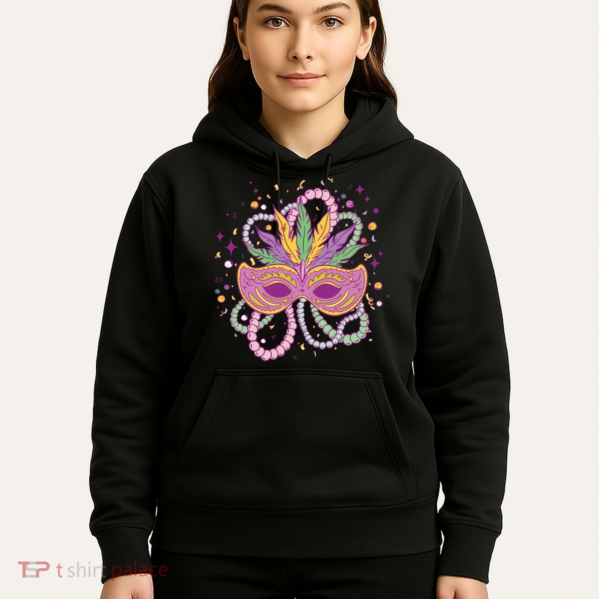 Mardi Gras Holiday Hoodie