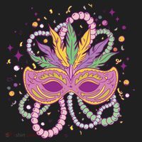 Mardi Gras Holiday Beanie thumb 2