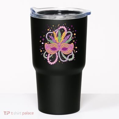 Mardi Gras Holiday Tumbler