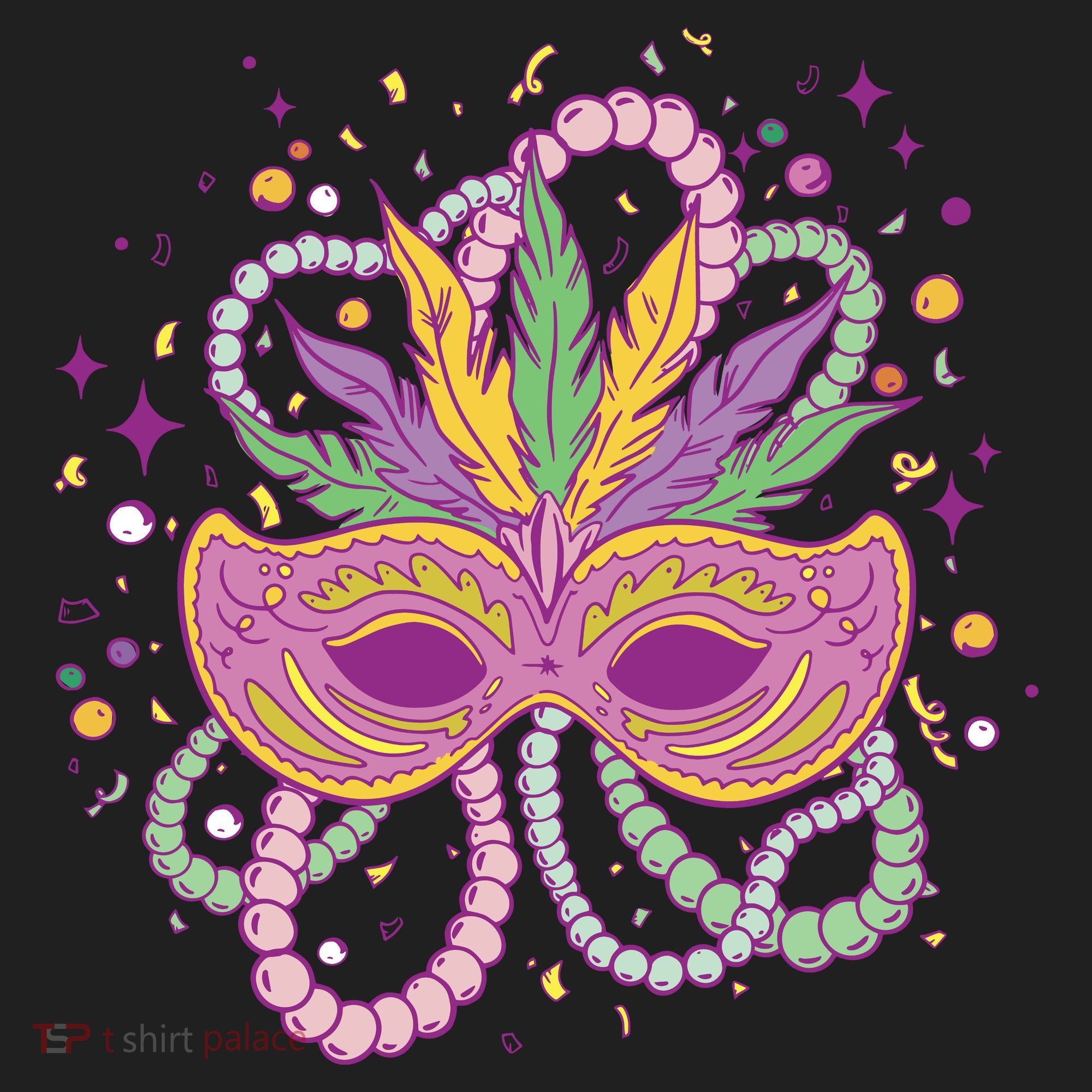Mardi Gras Holiday Hat