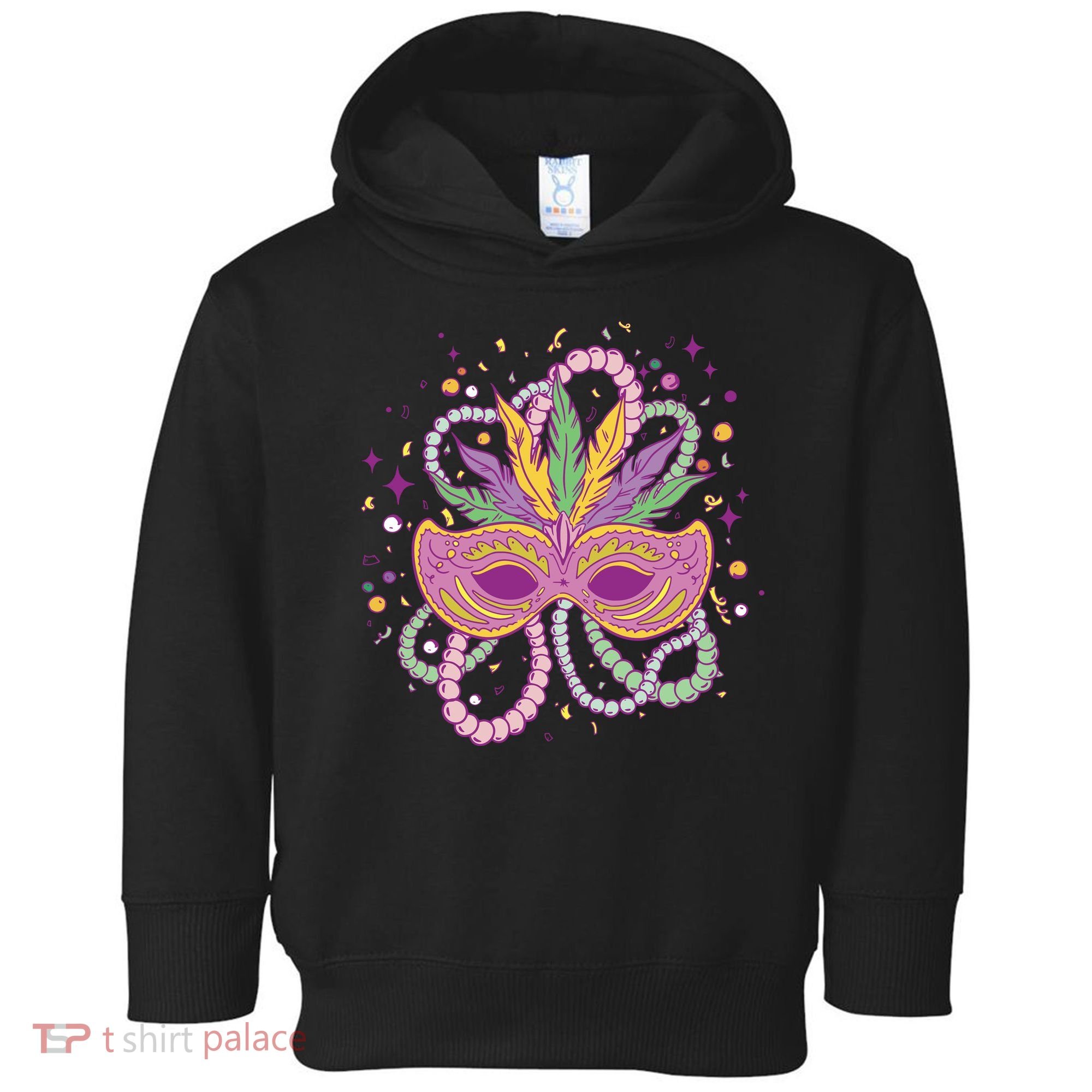 Mardi Gras Holiday Toddler Hoodie