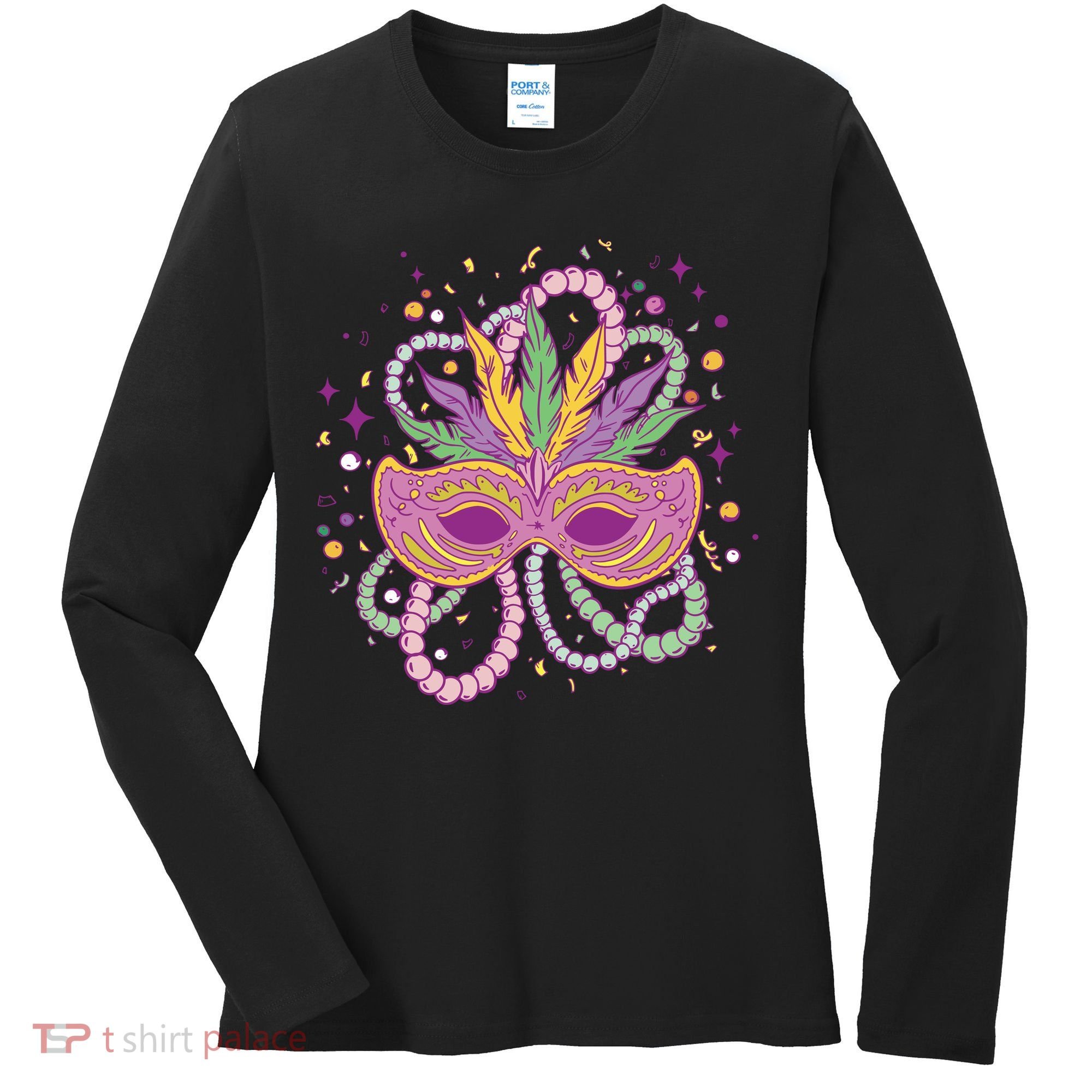 Mardi Gras Holiday Women's Long Sleeve Shirt