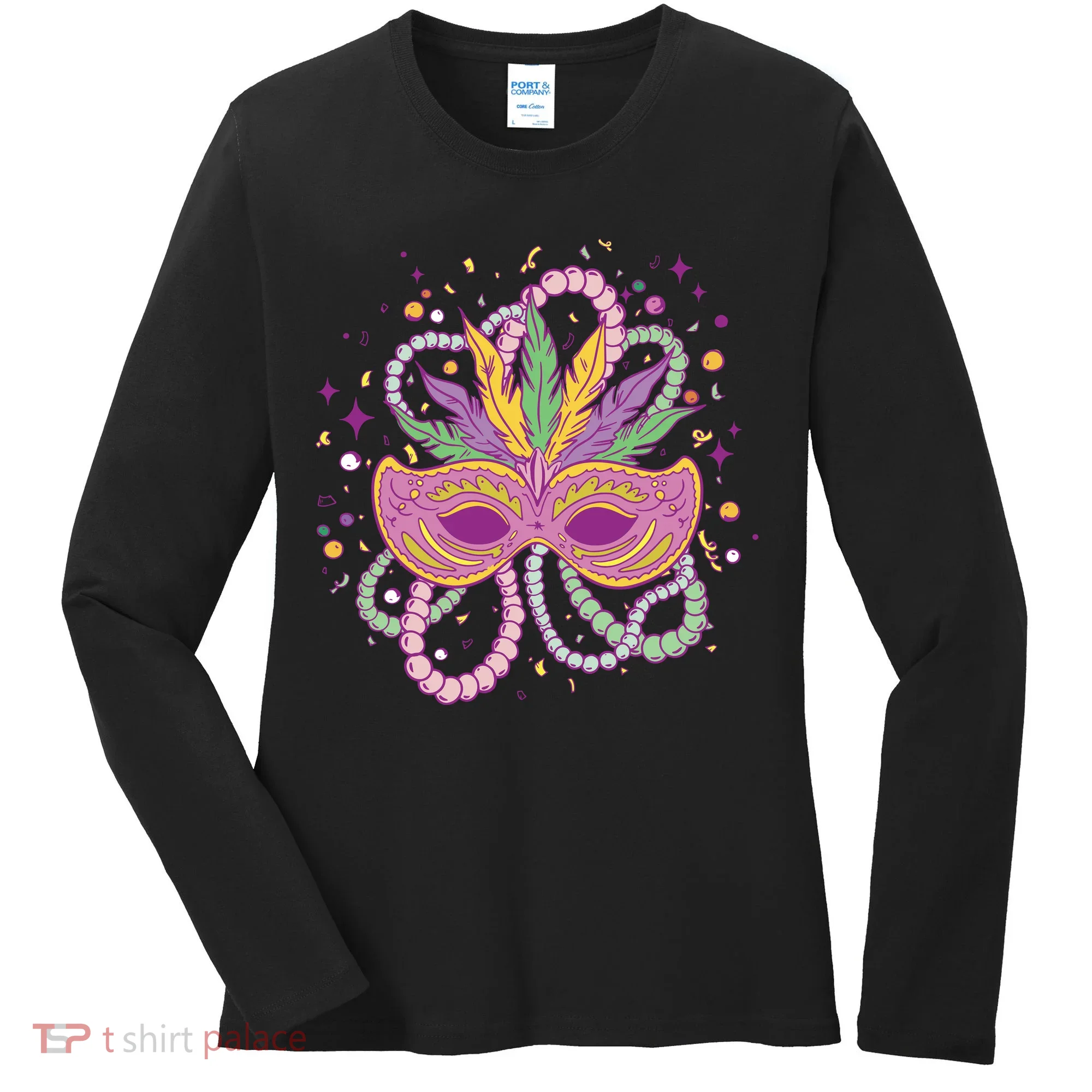 Mardi Gras Holiday Women's Long Sleeve Shirt