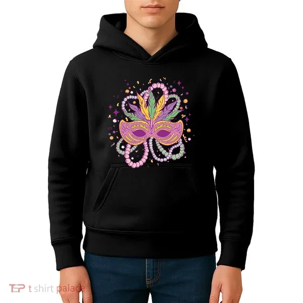 Mardi Gras Holiday Kids Hoodie