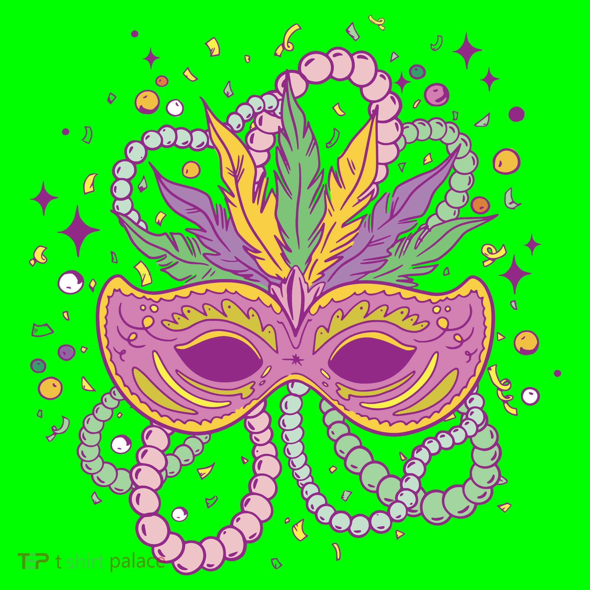 Mardi Gras Holiday Long Sleeve Shirt