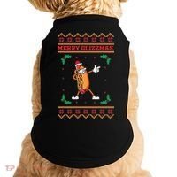 Merry Glizzmas Hot Ugly Christmas  Doggie Tank thumb 0