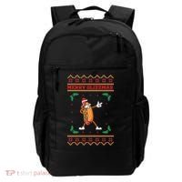 Merry Glizzmas Hot Ugly Christmas  Backpack thumb 0