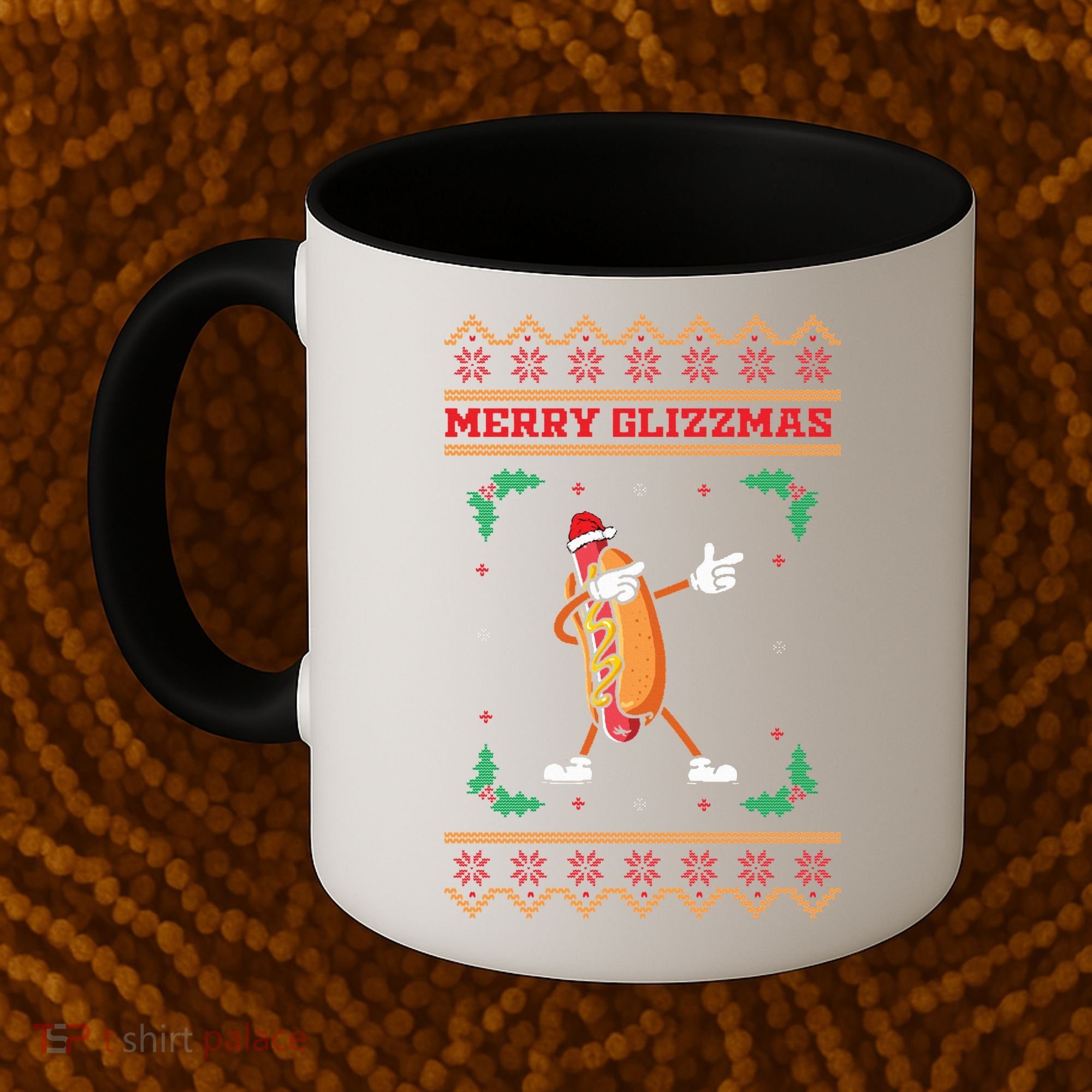 Merry Glizzmas Hot Ugly Christmas  Coffee Mug