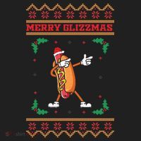 Merry Glizzmas Hot Ugly Christmas  Beanie thumb 2