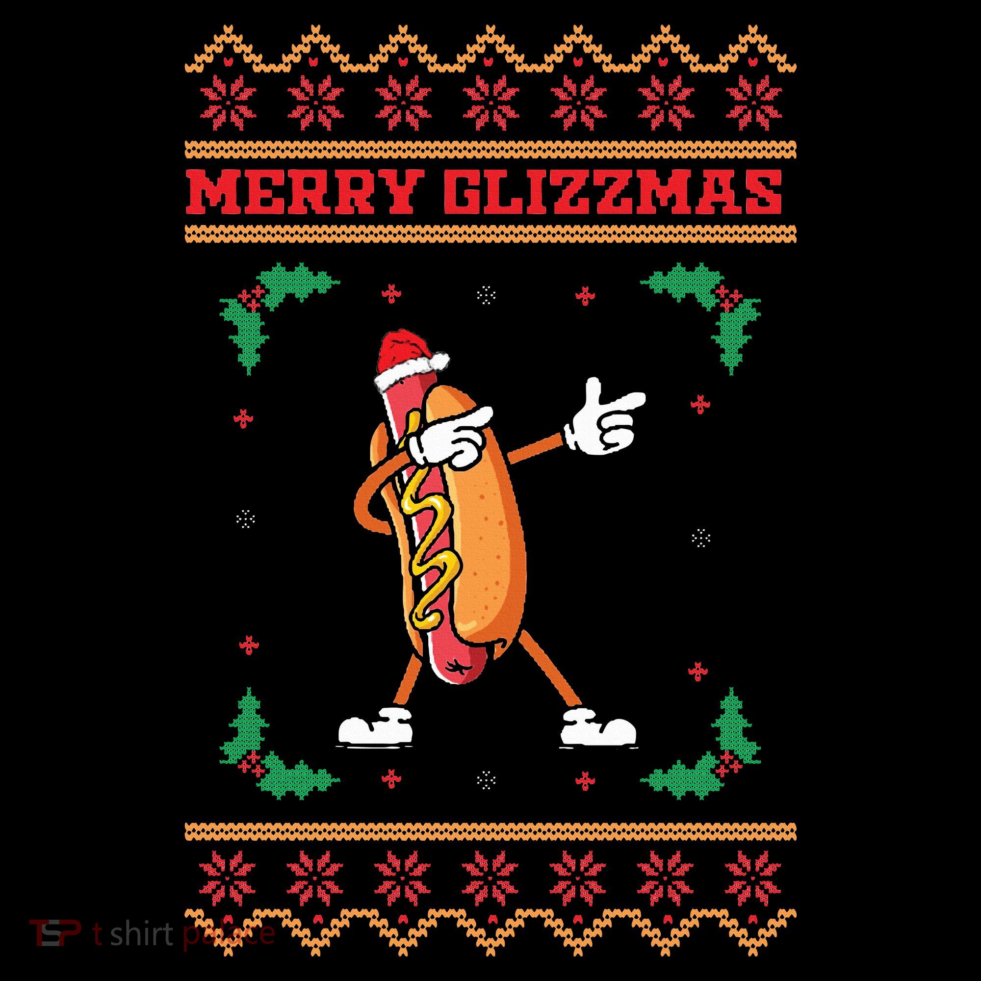Merry Glizzmas Hot Ugly Christmas  Women's Hoodie