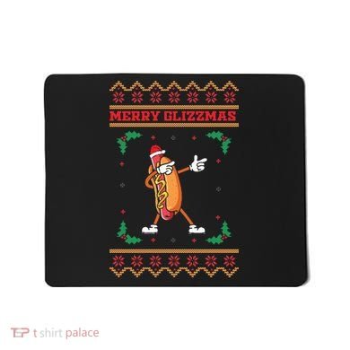 Merry Glizzmas Hot Ugly Christmas  Mousepad