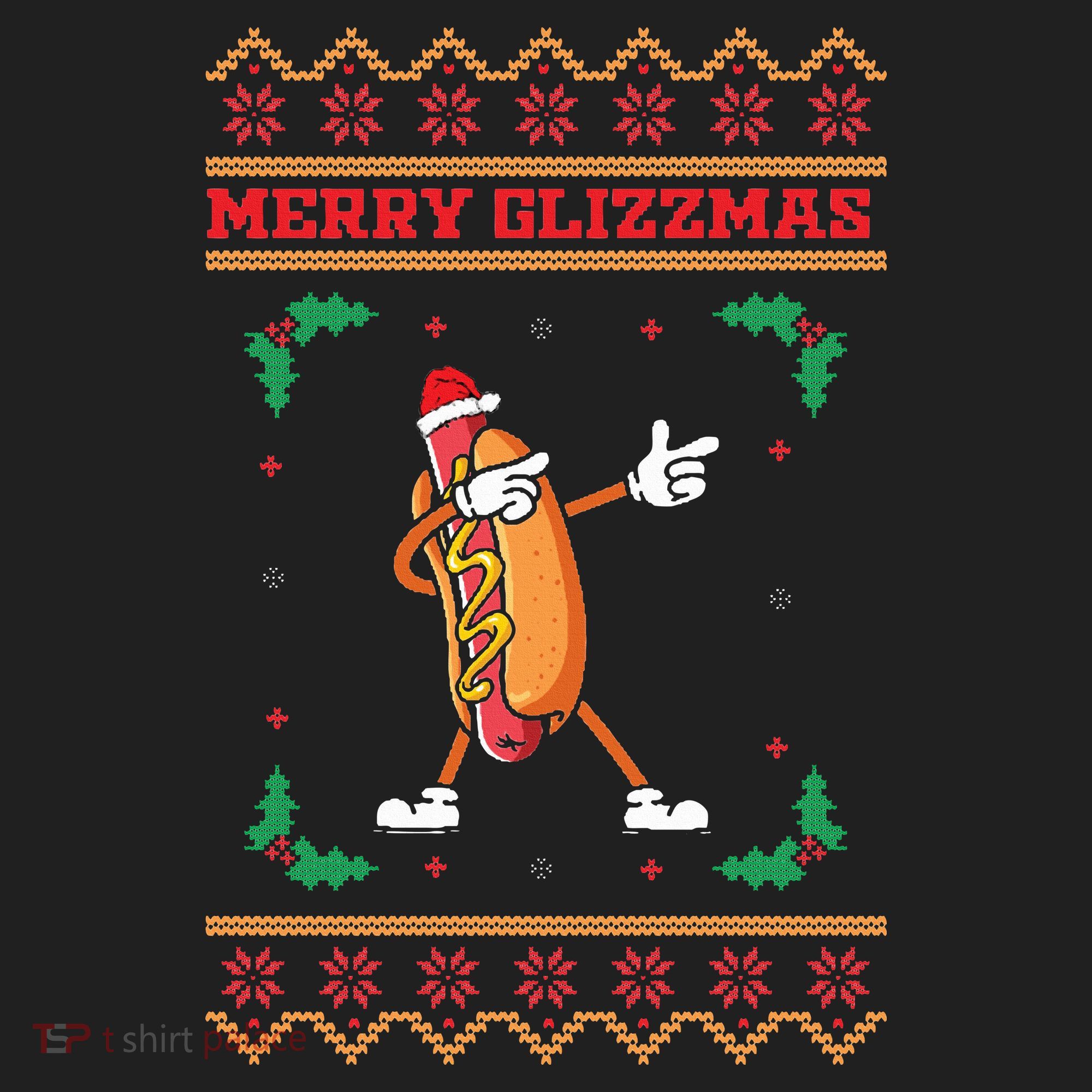 Merry Glizzmas Hot Ugly Christmas  Hat
