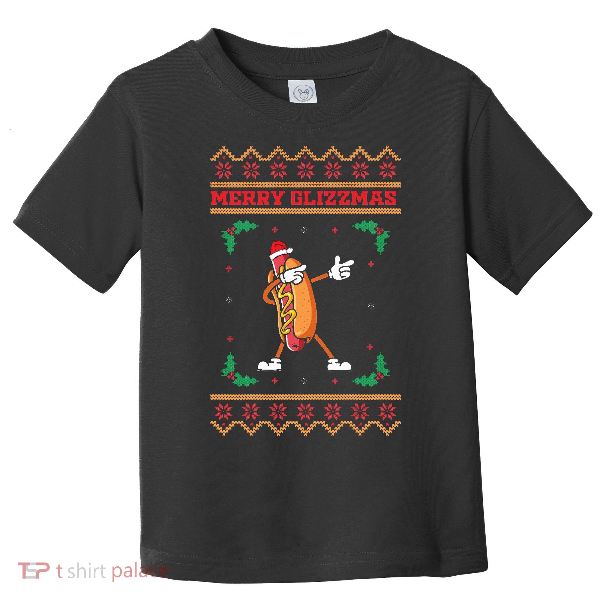 Merry Glizzmas Hot Ugly Christmas  Toddler T-Shirt