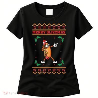Merry Glizzmas Hot Ugly Christmas  Women's T-Shirt