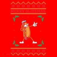 Merry Glizzmas Hot Ugly Christmas  Santa Hat thumb 1