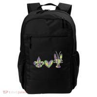 Mardi Gras Heart Crawfish Celebration Backpack thumb 0