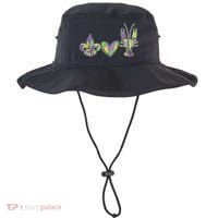 Mardi Gras Heart Crawfish Celebration Bucket Hat thumb 0