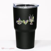 Mardi Gras Heart Crawfish Celebration Tumbler thumb 0
