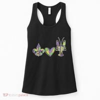 Mardi Gras Heart Crawfish Celebration Women's Tank Top thumb 0