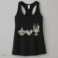 Mardi Gras Heart Crawfish Celebration Women's Tank Top thumb 3