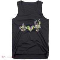 Mardi Gras Heart Crawfish Celebration Tank Top thumb 0