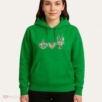 Mardi Gras Heart Crawfish Celebration Hoodie thumb 5