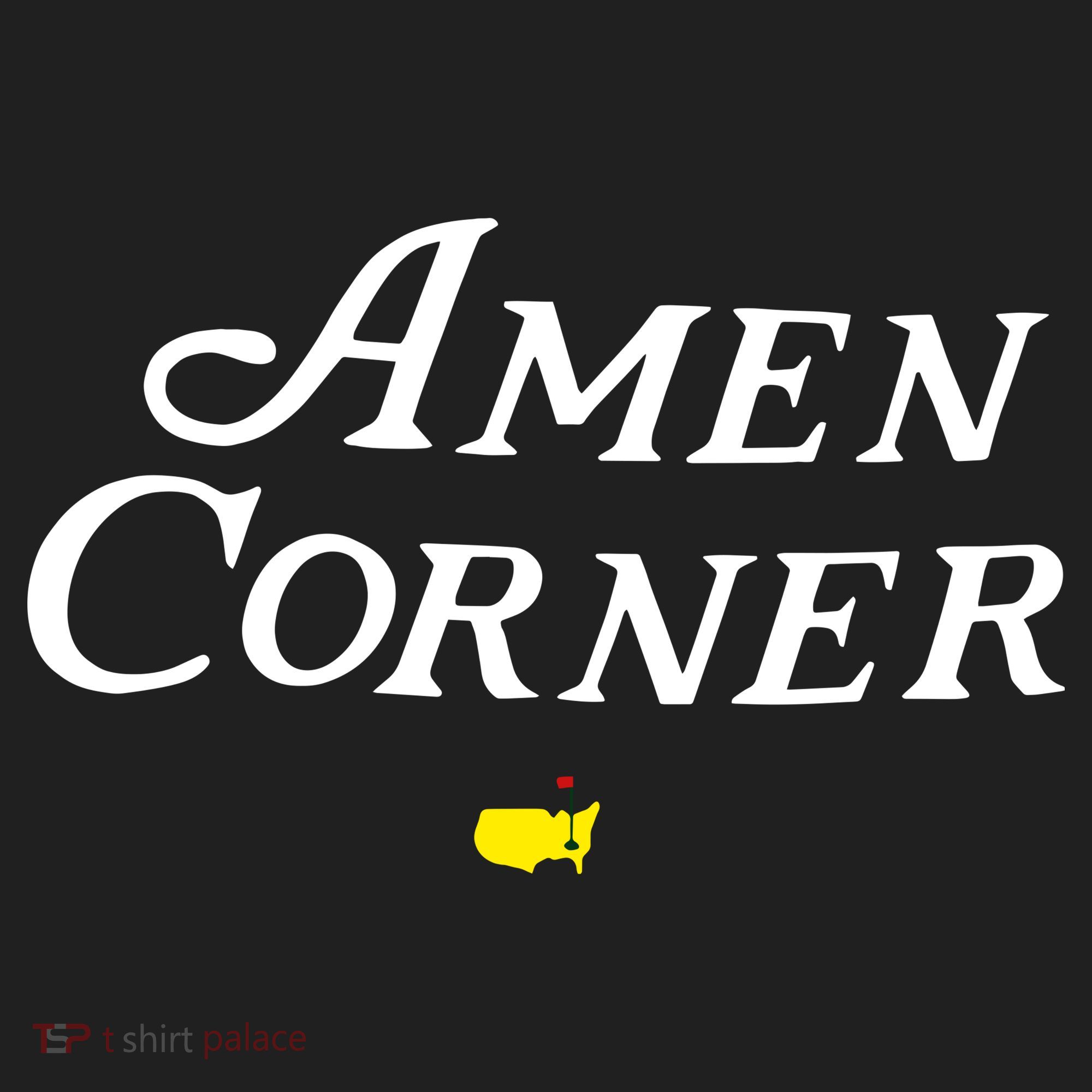 Masters Green Heather Amen Corner Comfort Colors T-Shirt