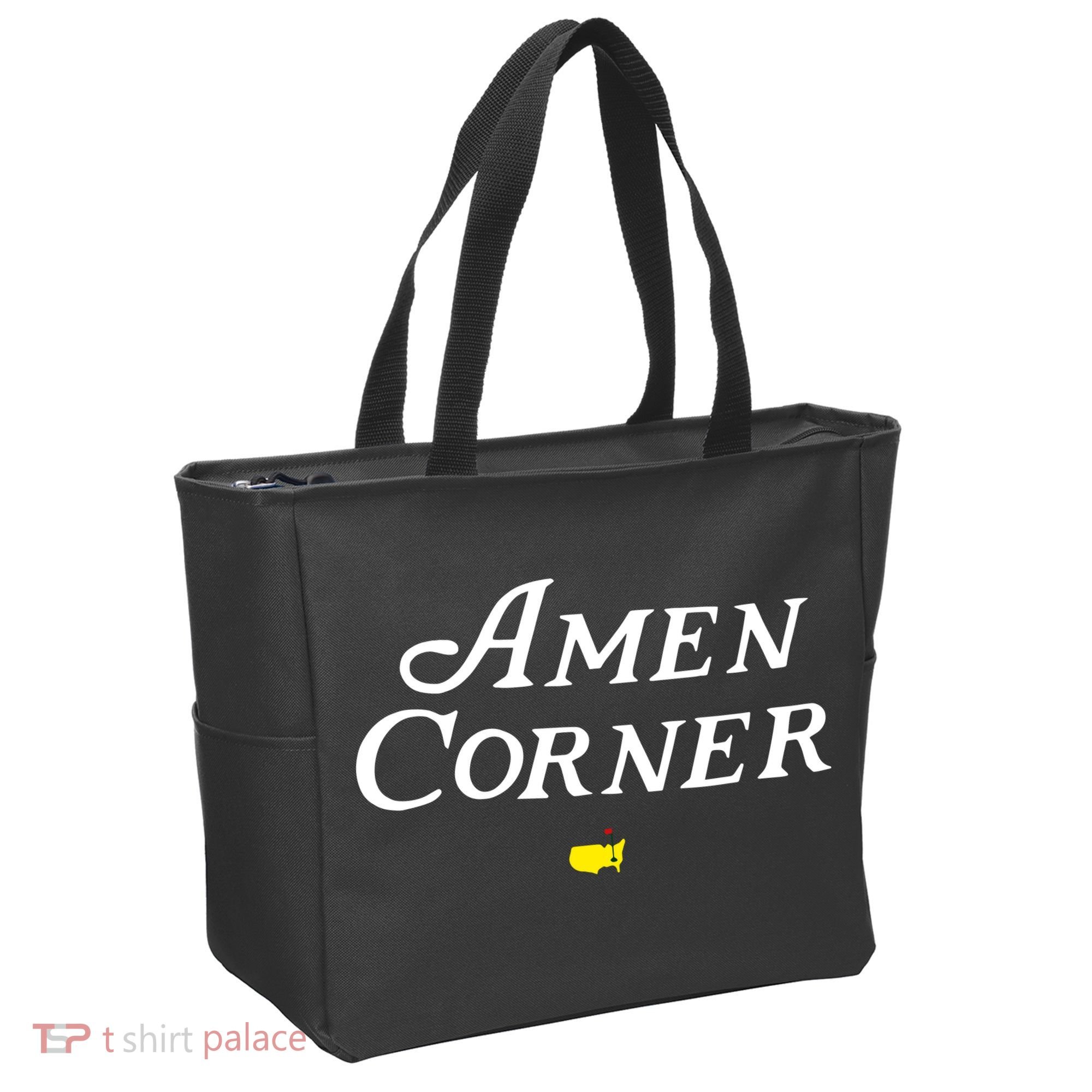 Masters Green Heather Amen Corner Tote Bag