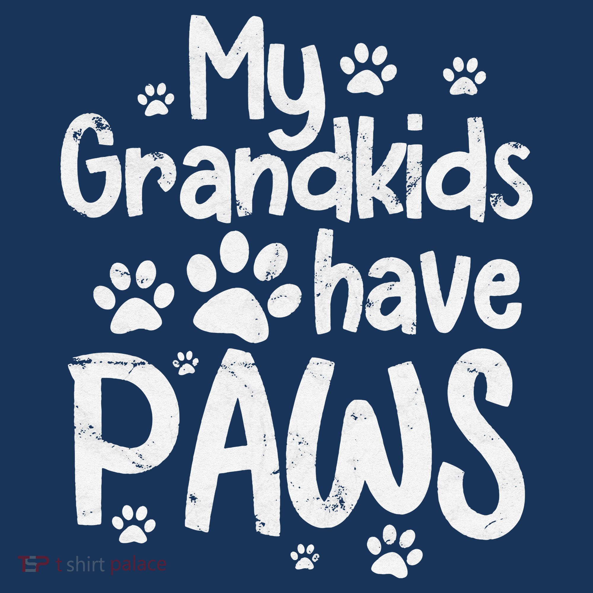 My Grandkids Have Paws Funny Dog Cat Grandma Mousepad